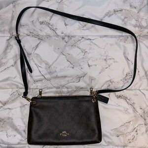 Coach Dark Brown Crossbody Purse